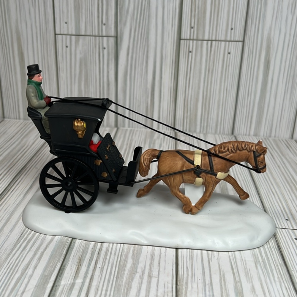 DEPT 56 Dickens Village Kings Road Cab Collection‎ RETIRED 5581-6 (no box)